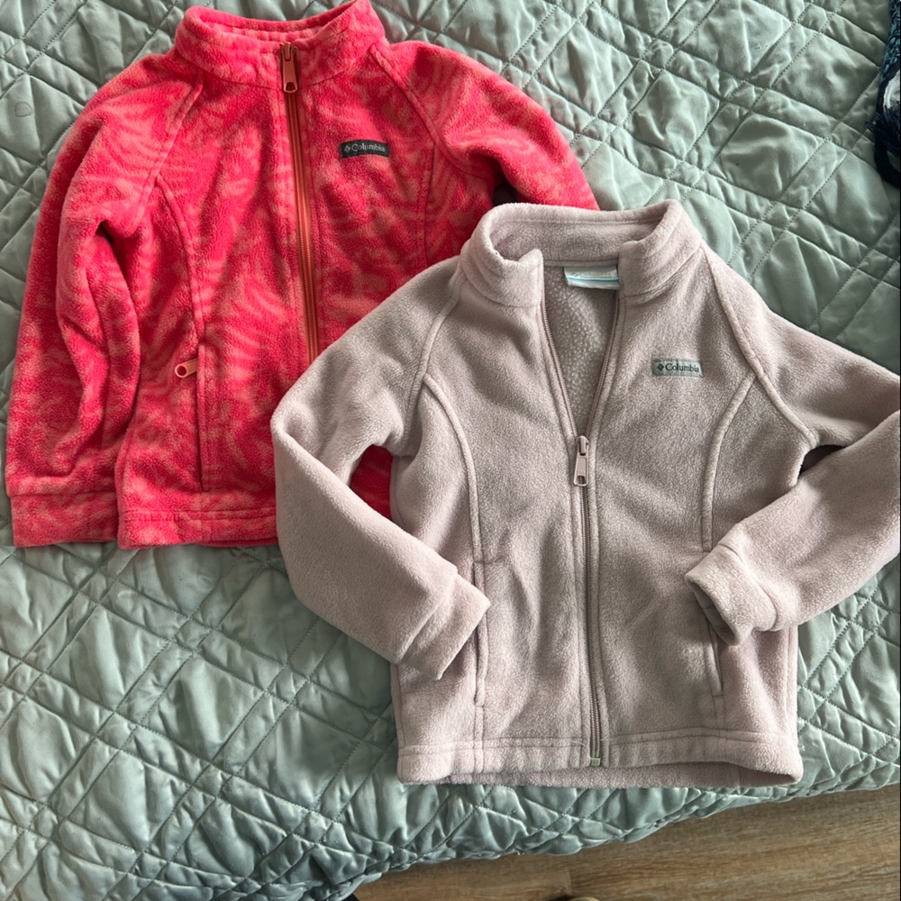 2 size 4t fleece jackets